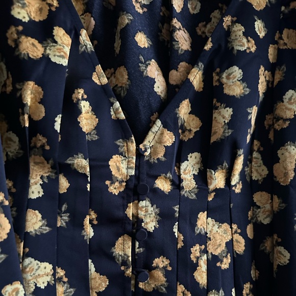 For Love and Lemons Elisa Floral Print Top Blouse - Picture 14 of 15